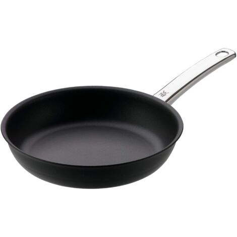 WMF Steak - Padella professionale per cottura a induzione, 24 cm, ideale per arrosti taglienti, materiale multistrato, Rapid Heat Control, bistecchier