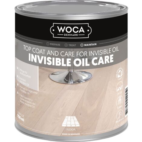 Woca Invisible Öl Pflege - Holzbodenpflege gegn Abnutzung und Kratzer 0,75 Liter