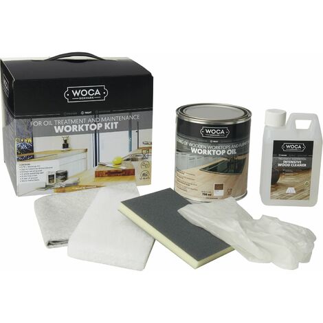 WOCA Pflegebox für Tische und Massivholzplatten