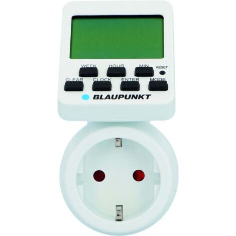 Wochenzeiztschaltuhr max. 3500 Watt weiß Wochenzeiztschaltuhr