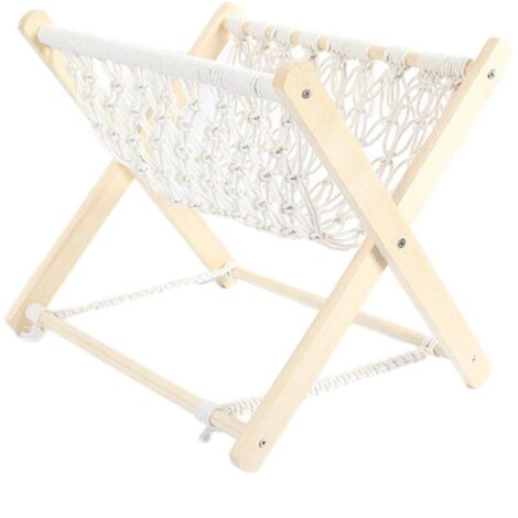 Woden Magazine Rack - Photography Props - Foldable Table Organizer