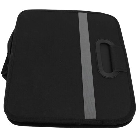 WODHMIEY Faltbare Aufbewahrungsbox mit großem Fassungsvermögen, stabilem Griff, Netztasche vorne, wasserdichtem Oxford-Gewebe, multifunktionaler Organizer für