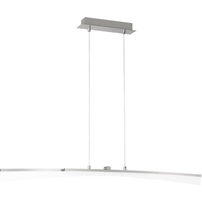 Suspension led table à manger suspension argent moderne Lampe de table à manger suspension led Moderne, 2x 12,5W 2x 900 lm blanc chaud, LxH 120x150 cm Suspension led table à manger suspension argent moderne Lampe de table à manger suspension led Moderne, 2x 12,5W 2x 900 lm blanc chaud, LxH 120x150 cm