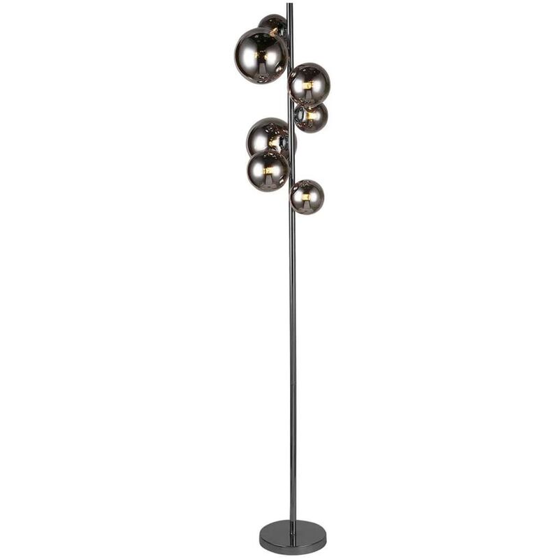 

Lámpara de pie LED Villa negro y cromado - Multicolor - Wofi