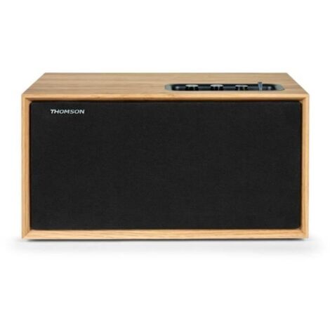 Wohnmobiltelefon aus Holz - THOMSON - WS502 - Bluetooth 5.0, 100W, RCA, USB, AUX-IN