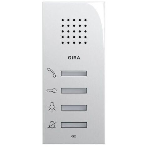 Wohnungsstation AP System 55 reinweiß glänzend 125003