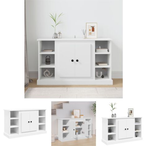 Wohnzimmer Schrank - vidaXL Sideboard Weiß 100x35,5x60 cm Holzwerkstoff - Stauraum Schrank