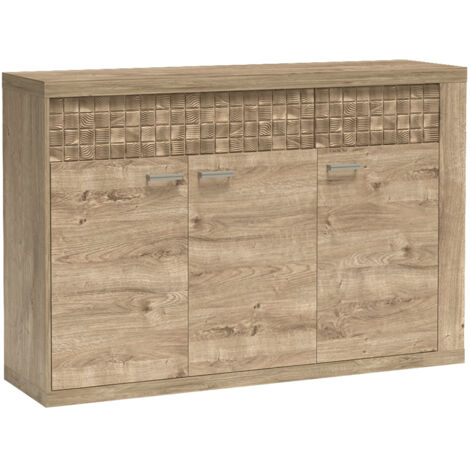Wohnzimmer Sideboard, 146,5 cm in Eiche NUSCO-161