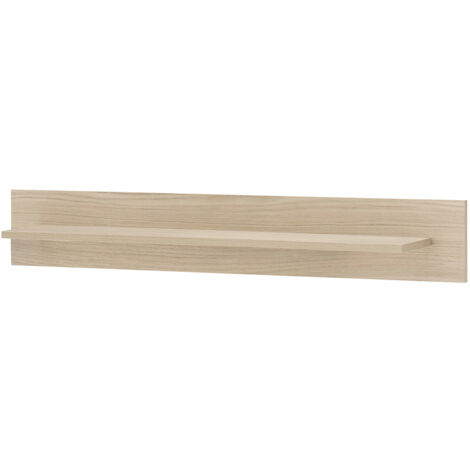 Wohnzimmer Wandboard Wandregal in Eiche STOCKTON-61