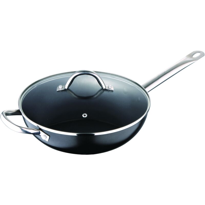 

Wok Aluminio Prensado SAN IGNACIO 28x8.0Cm Profesional Chef Alta Resistencia