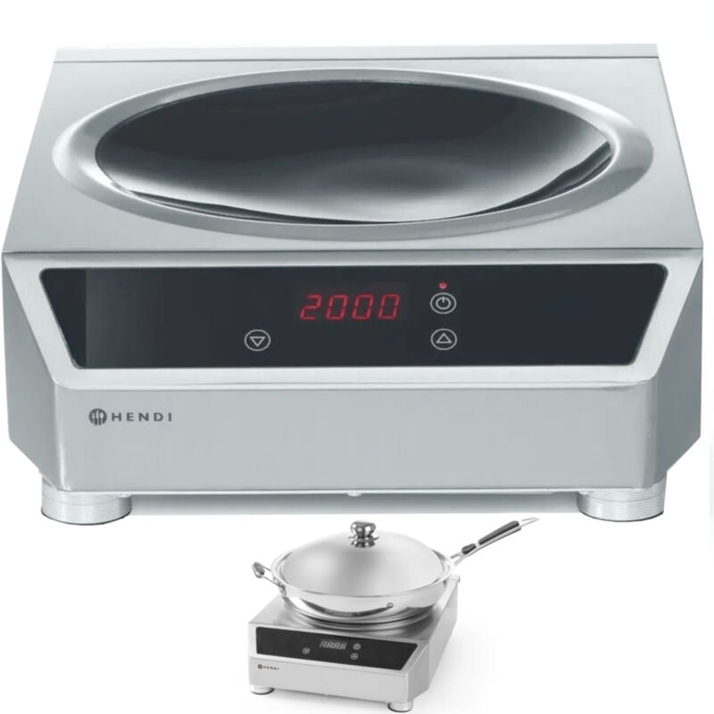 Hendi - Cuisinière à induction Profi Line 3500W Wok à induction 239766