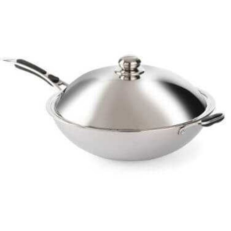 Hendi Wokpfanne – Wok Pfanne – edelstahl
