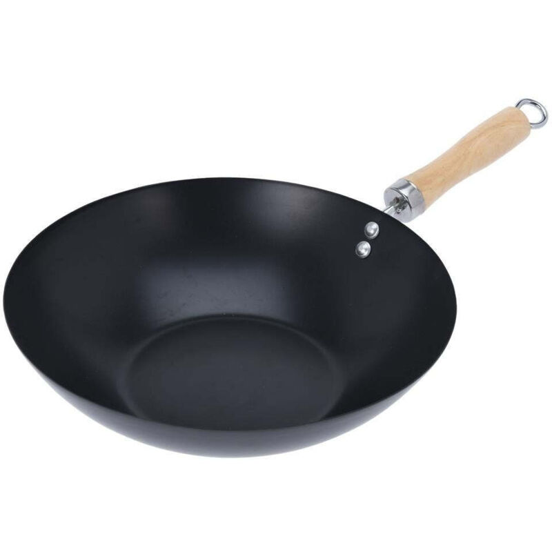 Edm Wok Aus Karbonstahl, Ø 30 Cm