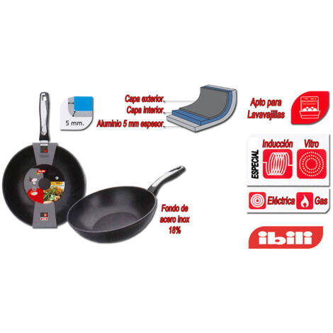 Wok Induplus 28 cm Ibili Sarten