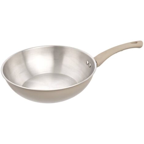 Wok solstice d28cm beige - 5five