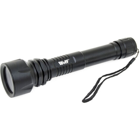 Wolf 10w 850lm Spotlight CREE LED Rechargeable Torch