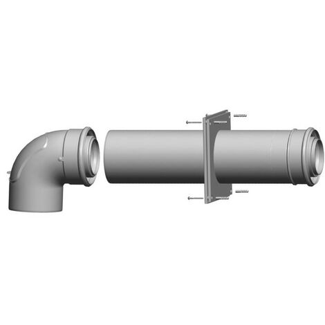 Wolf 2651480 - Set de raccordement DN80/125 35-50kW - Blanc