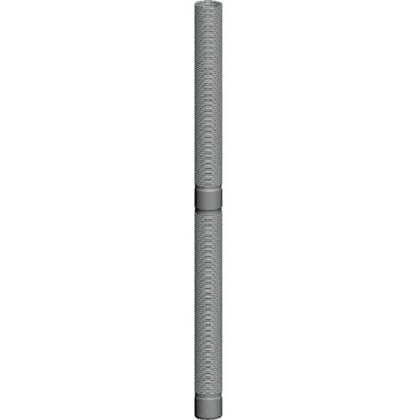 Wolf Abgasrohr DN 110, flexibel, Länge 8000mm, Polypropylen