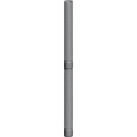 Wolf Abgasrohr DN 83 flexibel, Länge 8000mm, Polypropylen