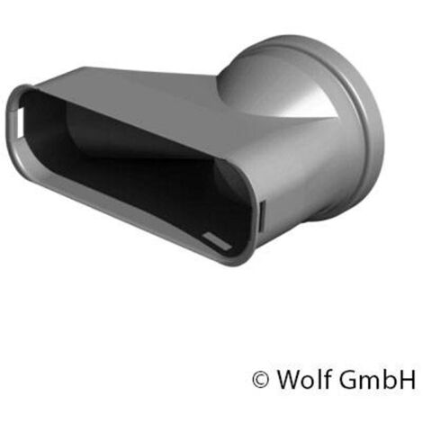 Wolf Adapter Flachkanal 50x140mm zum Anschluss an Luftverteiler