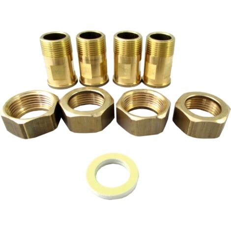 Wolf Anschluss-Set Fittings 1"-Schraubanschluss (Ms AG) für SL-32