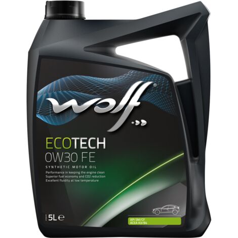 WOLF - Bidon 5 litres d'huile 0W30 Ecotech FE - 8309403