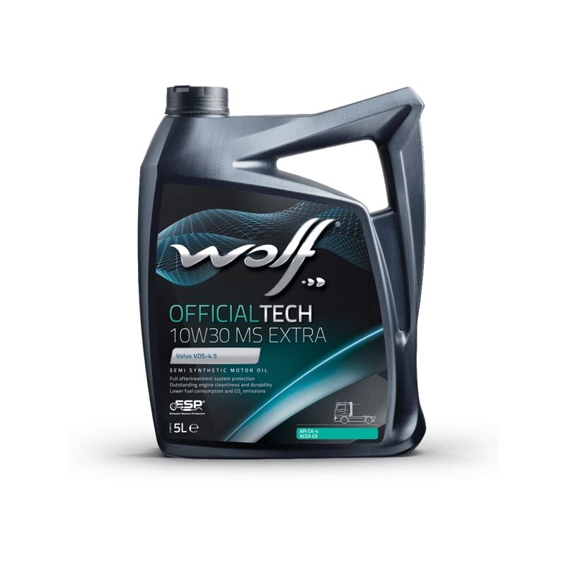 Wolf - Bidon 5 litres d'huile moteur 10W30 - officialtech 10W30 ms extra - 8334252