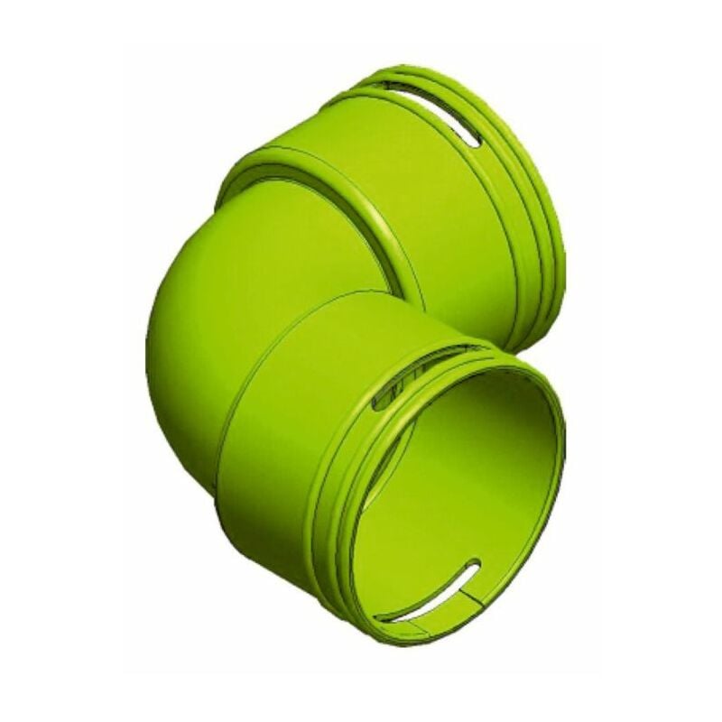 Cwl coude 2577704 dn 63, 90 degrés, antistatique et antibactérien - Wolf