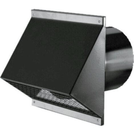 Wolf CWL Excellent Wandhaube 2575808 schwarz, DN 180 mm