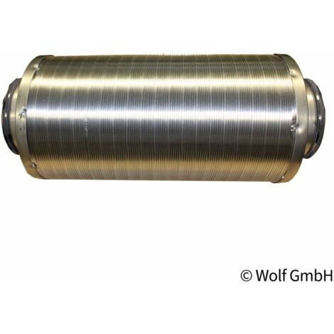 Wolf CWL Schalldämpfer DN160 Länge 500 mm mit 50 mm Dämmung