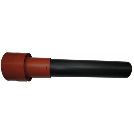 Wolf Dachdurchführung DN 160 isoliert, Länge 1159mm für CWL Rot