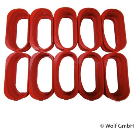 WOLF Dichtring für Flachkanal 50 x 100 - antistatisch/-bakteriell - 10 Stk. im Beutel - 2576167