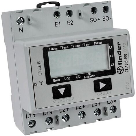 WOLF Energiezähler 3-phasig mit SO-Schnittstelle - 2748849
