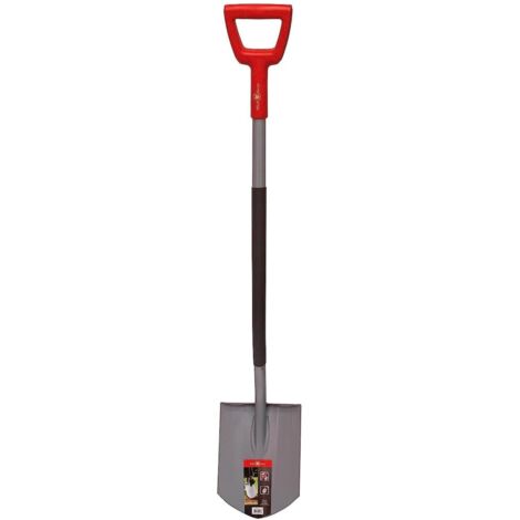 WOLF Garten 73ADA006650 Spitzspaten ASP-D, rot