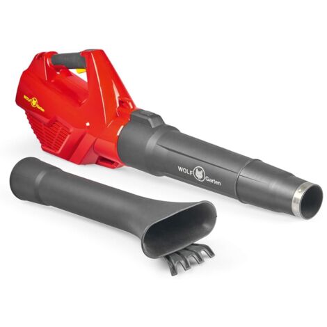 WOLF-Garten Akku-Laubbläser LYCOS 40/740 B Set, Laubgebläse ,rot/schwarz, Li-Ionen Akku 5,0 Ah