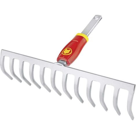 WOLF-Garten DR-M 30 Rastrello da giardino rosso, argento acciaio