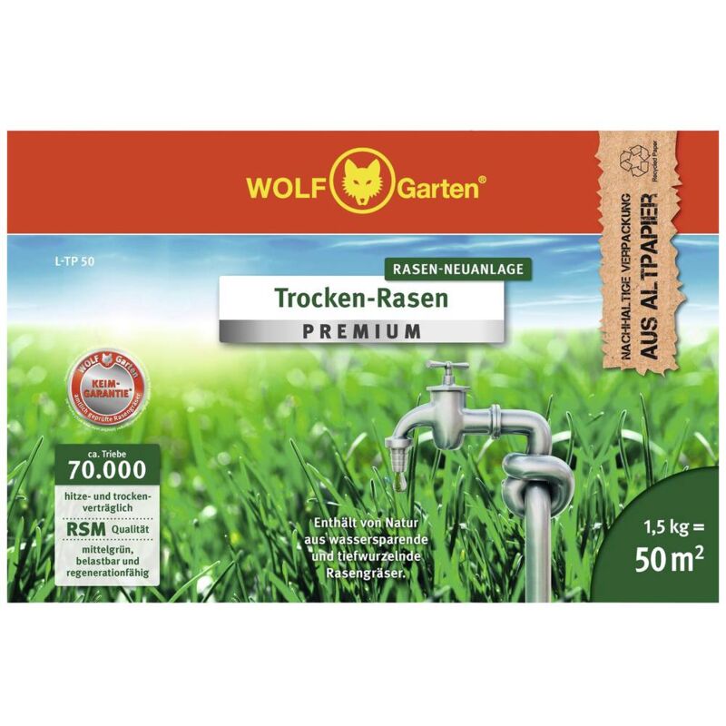 WOLF-Garten 3824630 Rasatura a secco Premium L-TP 50 1 pz.