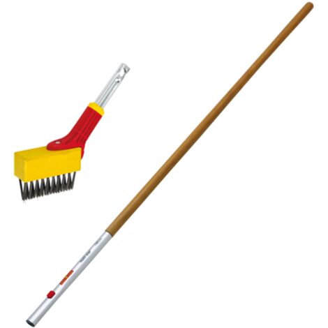 Wolf Garten Fugenbürste FB-M+M140 9 cm Arbeitsbreite, inkl. Eschenstiel