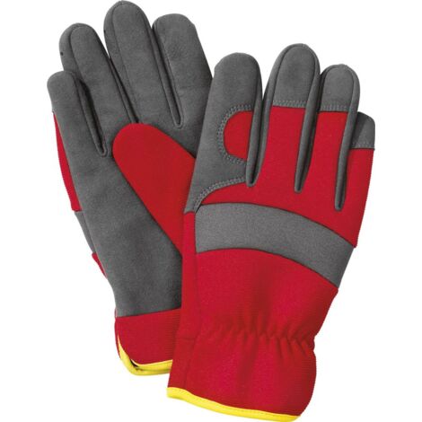 WOLF-Garten GH-U 10 Gärtnerhandschuhe Schwarz, Rot