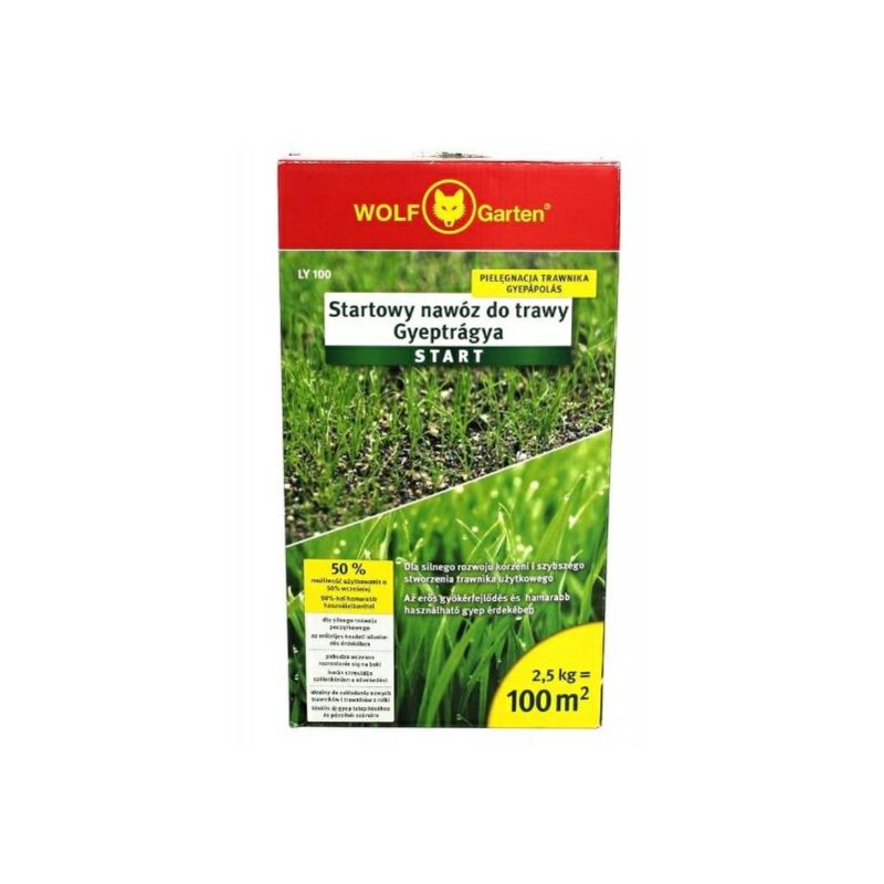 Wolf garten nawóz startowy do trawy 100 m2 ly 100100100
