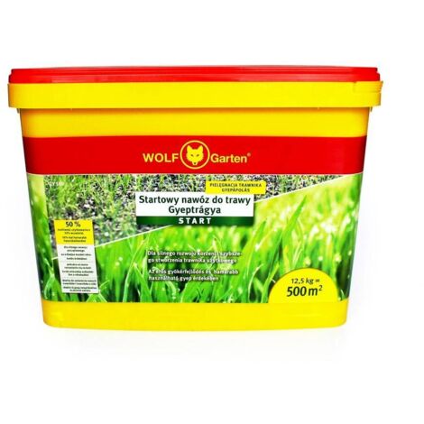 WOLF GARTEN STARTDÜNGER FÜR RASEN 500 M2 LY 500 12,5 kg