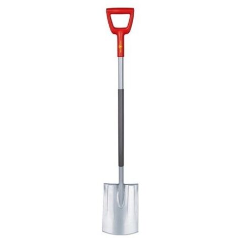 Wolf Garten Szpadel Prosty AS-D - Strumento da Giardinaggio Robusto per Scavare, Piantare e Trasportare Terra in Giardini e Orti