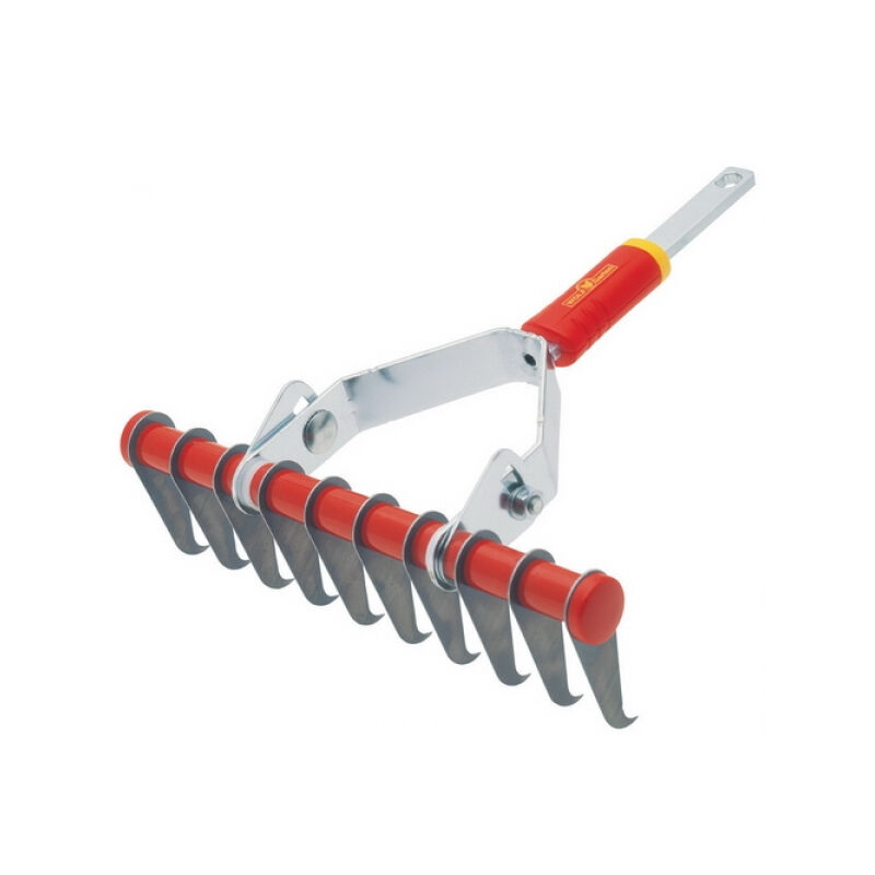 Wolf-garten - ug-m 3 Râteau à gazon Rouge, Argent