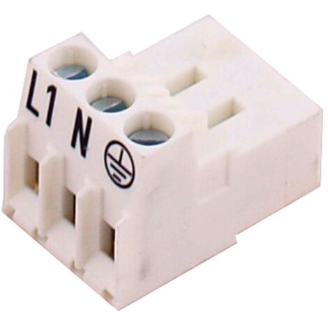 Wolf Gegenstecker 3-polig für CGU-2/CGU-2K, Weiß
