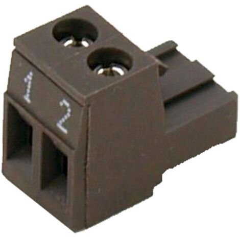 Wolf Gegenstecker schwarz 2-polig für WPM-1