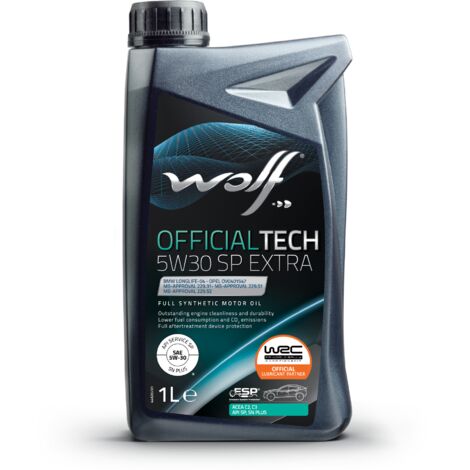 Wolf – Huile moteur multigrade 5W30 C2/C3/SP – 1 litre 1049358 – Technologie Mid SAPS pour moteurs modernes – Économies de carburant optimisées
