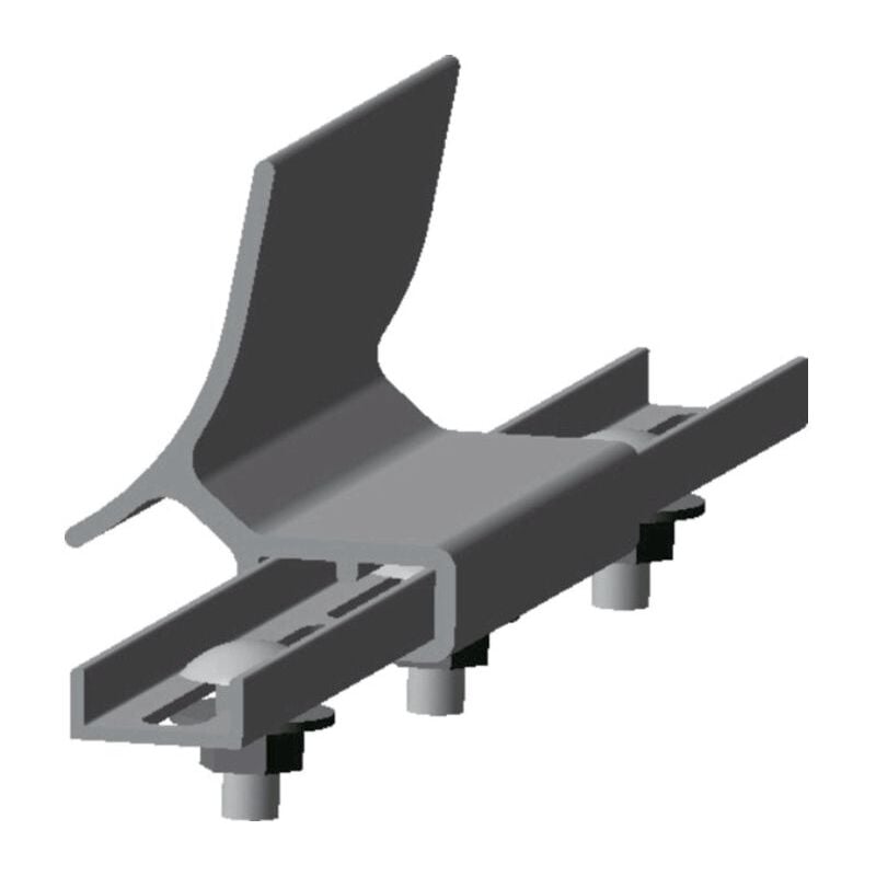 Wolf Jeu de connecteurs pour rail de montage AluPlus 2483481 pour 2 jeux de montage sur toit, pour TopSon F3 - / - q, cfrp 2000