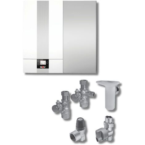 Wolf Paket Brennwert-Zentrale CGW-2-20/120L Regelung BM-2, Aufputz