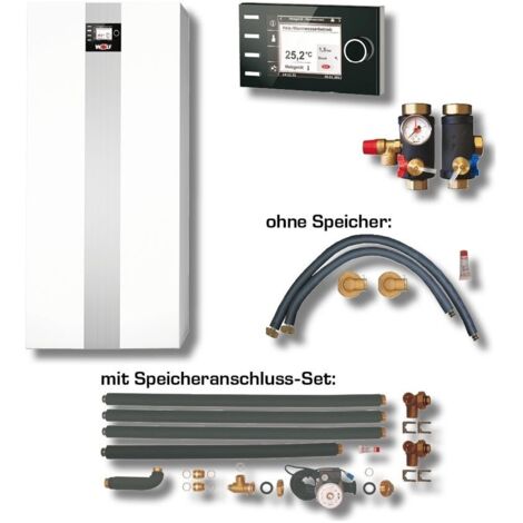 Wolf Paket Gasbrennwertkessel TGB-2-20 Mischerkreis, Anschluss-Set Speicher, BM