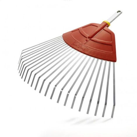 WOLF Rastrillo para césped de 22 dientes planos 45 cm Multi star UFM